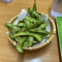 Garlic edamame is to die for!!! at Tokyo Teriyaki in Astoria