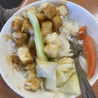 Deep fried tofu teriyaki bowl  at Tokyo Teriyaki in Astoria