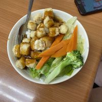 Tofu teriyaki bowl (delicious!)  at Tokyo Teriyaki in Astoria