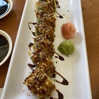 Tempura avocado roll  at Tokyo Teriyaki in Astoria