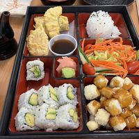 Veganized bento box  at Tokyo Teriyaki in Astoria