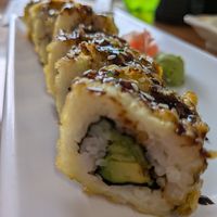 Fried avocado roll at Tokyo Teriyaki in Astoria