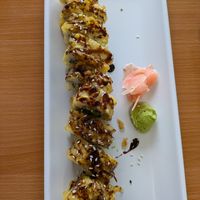 Fried avocado roll at Tokyo Teriyaki in Astoria