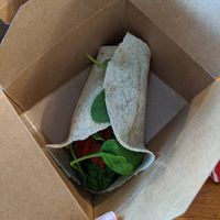 BBQ wrap. at Castle Antiques Cafe in Haliburton