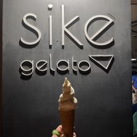   at Siké gelato in Milazzo