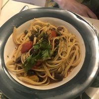 pasta  at La Capannina in Capri