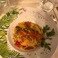 LINGUINE ALLA PUTTANESCA at La Capannina in Capri
