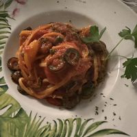 Linguini puttanesca  at La Capannina in Capri