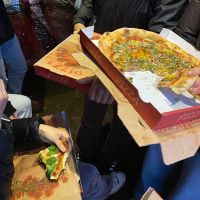   at La Mia Pizza in Paris