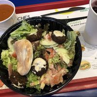 Falafel salad at La Oliva Verde in San Jose