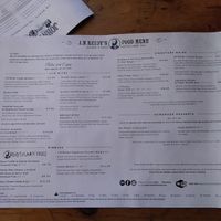 Food Menu at J.M. Reidys in Killarney
