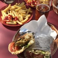 Falafel menu at Narin in Barcelona