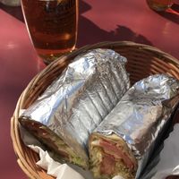 Falafel shawarma at Narin in Barcelona