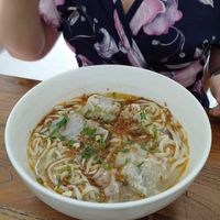 Dumpling soup at LN Fortunate Coffee in Denpasar