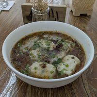 Dumpling Soup at LN Fortunate Coffee in Denpasar