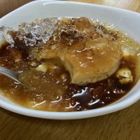 Vegan flan, pretty tasty!  at Tue Tin Chay Quan in Ho Chi Minh City