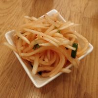 Radish kimchi at Manl in Aachen