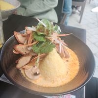 Curry with "chicken" (the best dish) at Mama Tai in Aachen