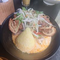 Curry with "duck" (not as good as the "chicken") at Mama Tai in Aachen