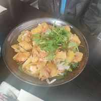 Rice noodles with spring rolls at Mama Tai in Aachen