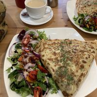 Vegan crepe  at The Cottage in Londonderry
