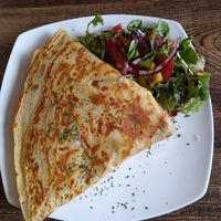 Savoury pancake at The Cottage in Londonderry
