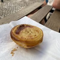 One pastel de Nata at Vegan Nata - Chiado in Lisbon
