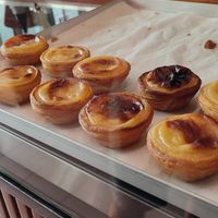 The batch of pastei they had at Vegan Nata - Chiado in Lisbon