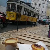 Pastel de nata vegan at Vegan Nata - Chiado in Lisbon