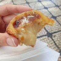 Creamy heavenly vegan custard at Vegan Nata - Chiado in Lisbon