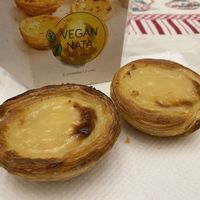 Vegan pastel de nata at Vegan Nata - Chiado in Lisbon