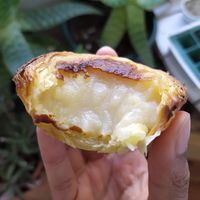 Creamy custard   at Vegan Nata - Chiado in Lisbon