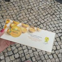 Vegan nata at Vegan Nata - Chiado in Lisbon