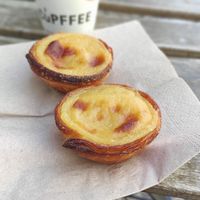Vegan pastel de nata at Vegan Nata - Chiado in Lisbon
