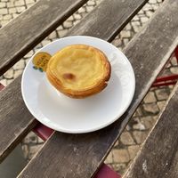 Vegan tart  at Vegan Nata - Chiado in Lisbon