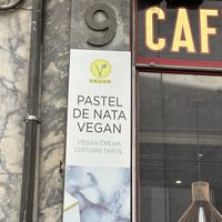Strictly vegan 🌱 .  at Vegan Nata - Chiado in Lisbon