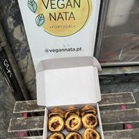 Vegan nata box  at Vegan Nata - Chiado in Lisbon
