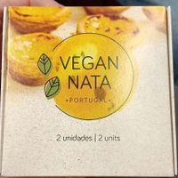 Cute take away box. at Vegan Nata - Chiado in Lisbon