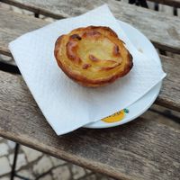 Vegan pastel de nata at Vegan Nata - Chiado in Lisbon