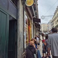 Outside at Vegan Nata - Chiado in Lisbon