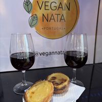 Natas and port - can’t go wrong!  at Vegan Nata - Chiado in Lisbon
