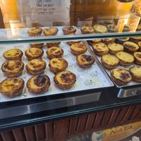 Display at Vegan Nata - Chiado in Lisbon