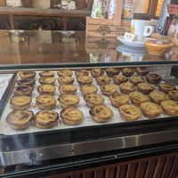 Display  at Vegan Nata - Chiado in Lisbon
