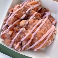 Strawberry Fritter at La Beignerie in Montreal