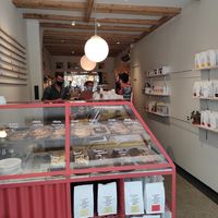 Inside of the store at Screaming Beans in Amsterdam