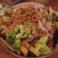 Vegan kapsalon, fries are perfect and generous tasty topping at Wijnhaven in Delft