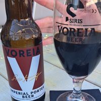 Greek craft beer at Alkionis Sports Bar & Grill in Rhodes