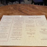 Menu at Beech Tree Craft Beer in Queenstown