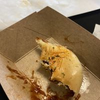 Rib slider. Forgot to take pic before I started. Lol  at Royally Baked in St Peters