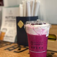 Dragon fruit juice base! at NUTTEA 堅果奶茶 - Kowloon Bay in Kowloon